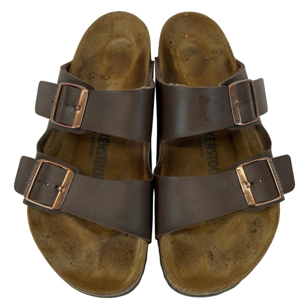 Birkenstock Arizona Mocha Birko-Flor Sandals Brown EU 39 Women 8 Men 6 Regular